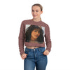 Land of Nostalgia Janet Jackson Vintage Women's Cropped Sweatshirt