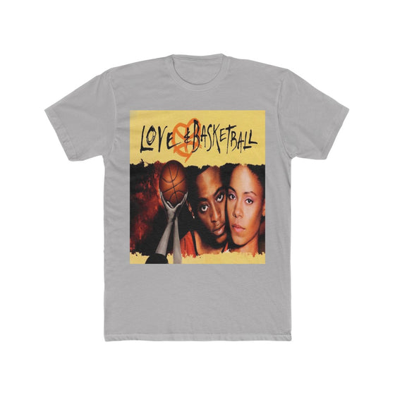 Land of Nostalgia Men's Cotton Crew Love & Basketball Tee