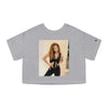 Land of Nostalgia Janet Jackson Vintage Classic Champion Women's Heritage Cropped T-Shirt