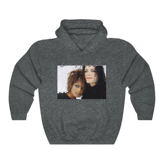 Land of Nostalgia Janet & Michael Vintage Scream Unisex Heavy Blend™ Hooded Sweatshirt