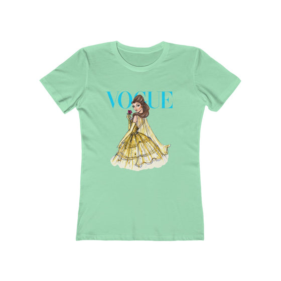 Land Of Nostalgia Vogue Disney Princess Bell Women's The Boyfriend Tee