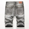 Land of Nostalgia Men's Distressed Ripped Denim Shorts (Ready to Ship)