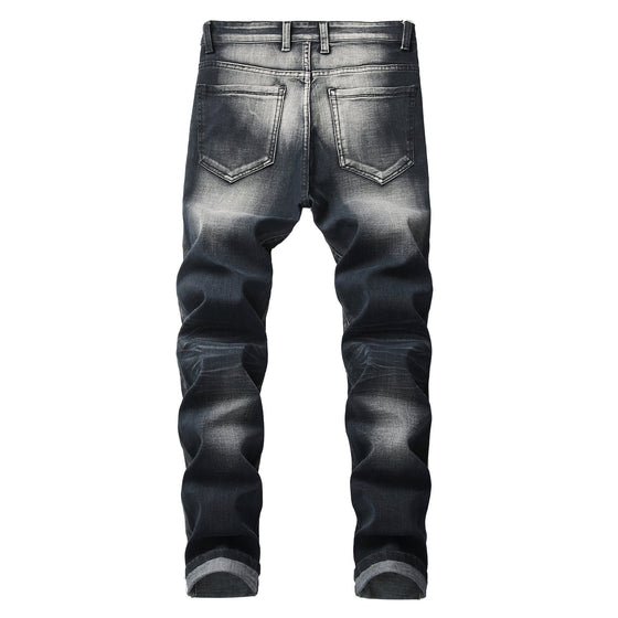 Land of Nostalgia Men's Urban Distressed Jeans (Ready to Ship)