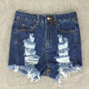 Land of Nostalgia Women's Fashion Super Skinny Denim Jeans Shorts