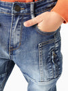 Land of Nostalgia Adjustable Waistband Boys Kids Denim Pockets Trousers Pants (5 -10T)