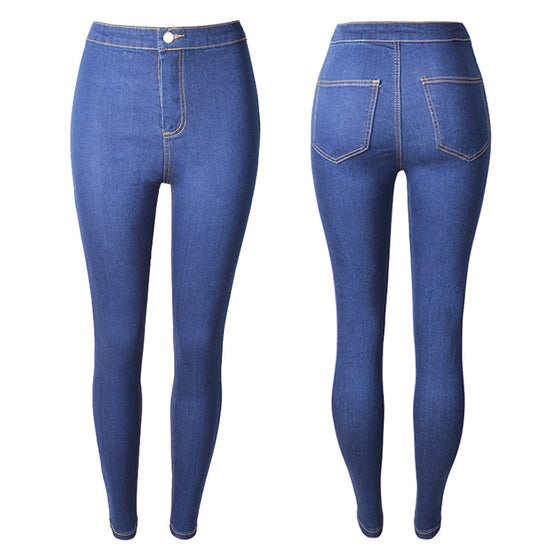 Land of Nostalgia Women's Slimming Skinny Trousers Denim Jeans Pants