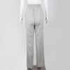 Land of Nostalgia High Waist Women's Lace Up Wide Leg Loose Track Pants