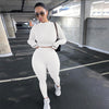 Land of Nostalgia Two Pieces Long Sleeve Tracksuit Women's Sexy Jumpsuit Set