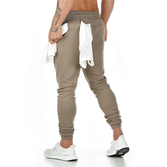 Land of Nostalgia Men's Sports Trousers Pencil Cargo Pants Hang Towels Jogger Sweatpants