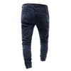 Land of Nostalgia Slim Fit Distressed Harem Ripped Jeans Men's Trousers Jogger Pants