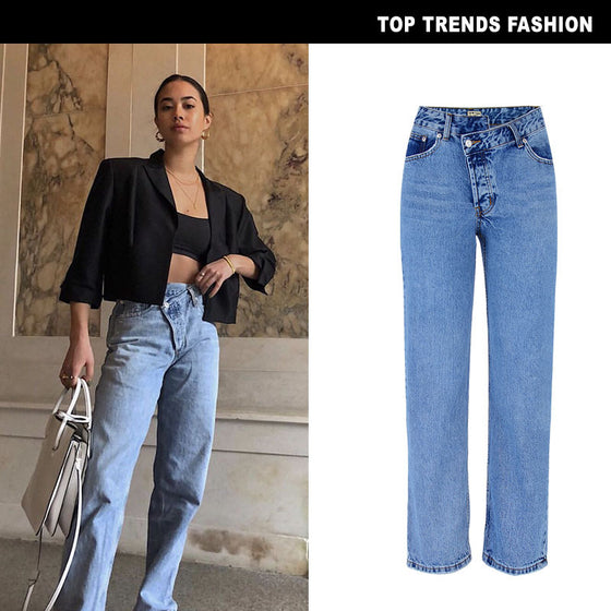 Land of Nostalgia High Waist Flare Denim Bell Bottom Women's Skinny Jeans