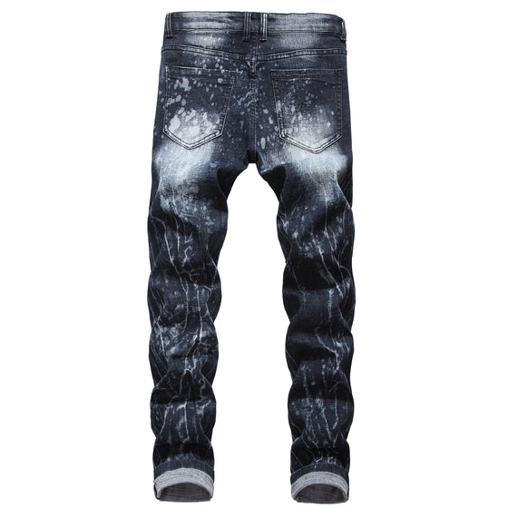 Land of Nostalgia Men's Urban Distressed Jeans (Ready to Ship)