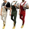 Land of Nostalgia Men's Bib Trousers Overall Jumpsuit Jeans