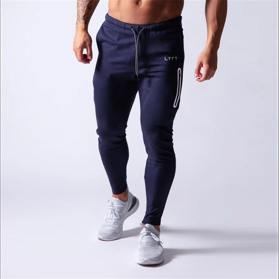 Land of Nostalgia Bodybuilding Trousers Men's Cotton Slim Fit Jogger Track Sweatpants