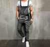 Land of Nostalgia Overalls Ripped Trousers Pants Jumpsuit Denim Men Jeans