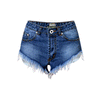 Land of Nostalgia High Waist Summer Tassel Women's Denim Shorts Jeans