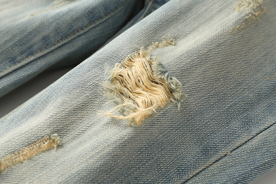 Land of Nostalgia Boys Distressed Ripped Denim Jeans (2-10T)