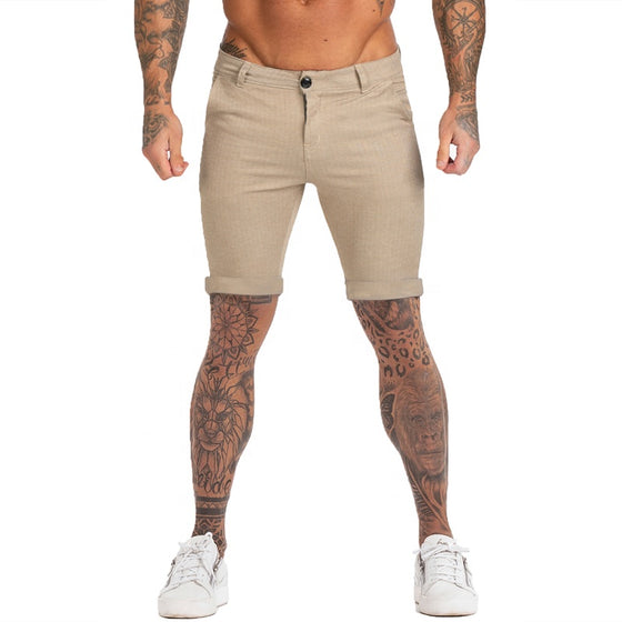 Land of Nostalgia Stretch Trousers Slim Fit Men's Chino Shorts