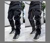 Land of Nostalgia Men's Trousers Striped Muscle Sports Jogger Pants