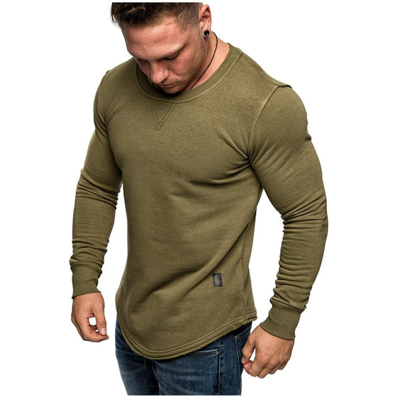 Land of Nostalgia Men's Long Sleeve O-Neck Casual Sweatshirt