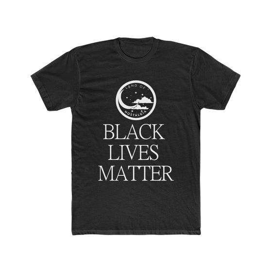 Land of Nostalgia Men's Cotton Crew Black Lives Matter Alternate Tee