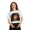 Land of Nostalgia Janet Jackson Vintage Champion Women's Heritage Cropped T-Shirt