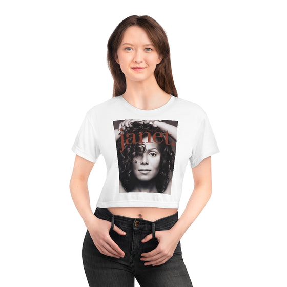 Land of Nostalgia Janet Jackson 'Janet' Album Cover Champion Women's Heritage Cropped T-Shirt AOP Crop Tee