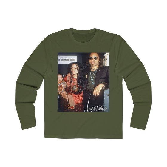 Land of Nostalgia Men's Long Sleeve Crew Lisa Bonet Tribe Euphoria Tee