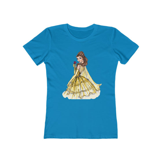 Land Of Nostalgia Disney Princess Bell Women's The Boyfriend Tee