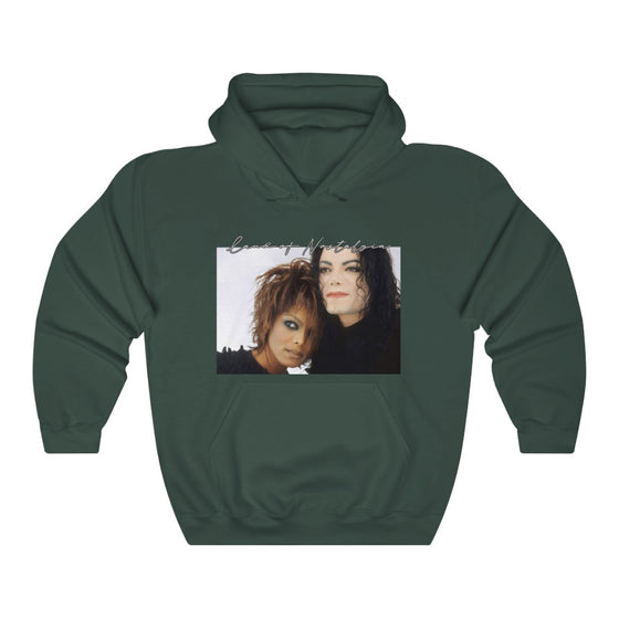 Land of Nostalgia Janet & Michael Vintage Scream Unisex Heavy Blend™ Hooded Sweatshirt