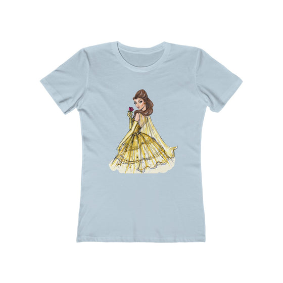 Land Of Nostalgia Disney Princess Bell Women's The Boyfriend Tee