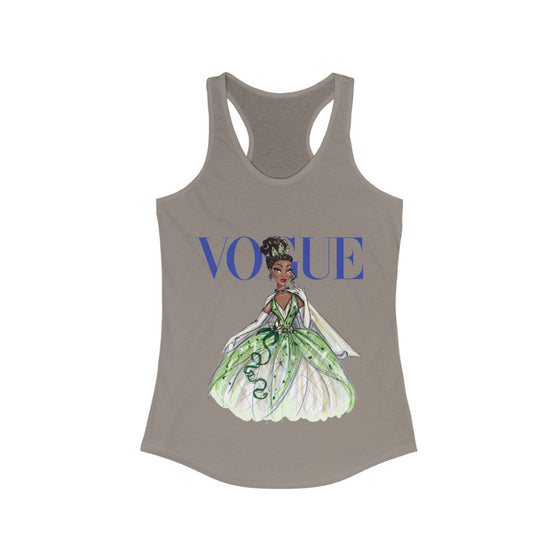 Land of Nostalgia Women's Vogue Disney Princess Tiana Ideal Racerback Tank