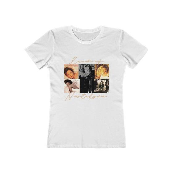 Land of Nostalgia Janet Jackson 'Janet' Top 6 Album Single Cover Women's The Boyfriend Tee