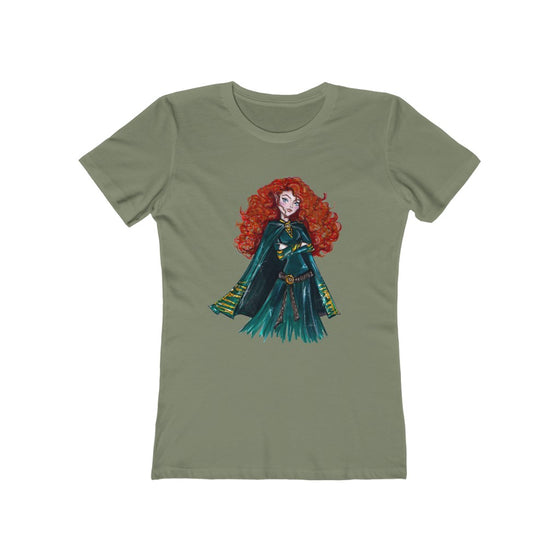 Land of Nostalgia Disney Princess Merida Women's The Boyfriend Tee