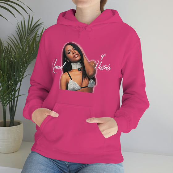 Land of Nostalgia Unisex Heavy Blend™ Hooded Aaliyah Euphoria Sweatshirt