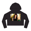 Land of Nostalgia Janet Jackson Classic Vibrational Women’s Cropped Hooded Sweatshirt