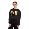 Land of Nostalgia Janet Jackson Classic Vibrational Women’s Cropped Hooded Sweatshirt