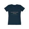 Land of Nostalgia Successful People Execute Women's The Boyfriend Tee