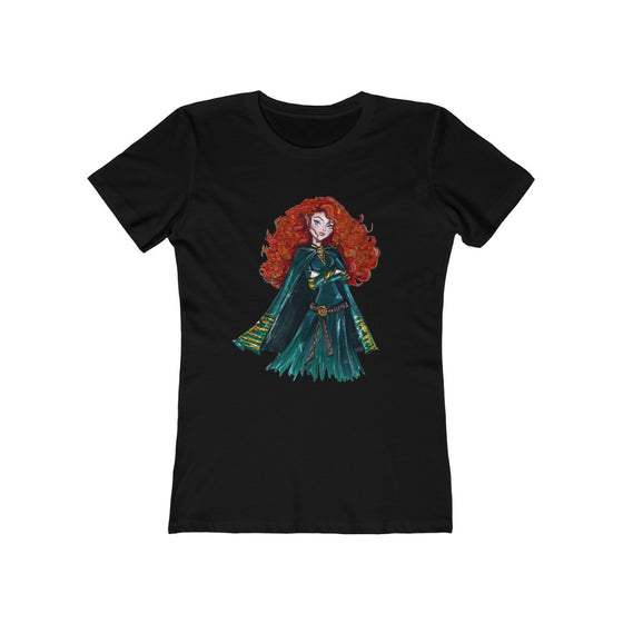 Land of Nostalgia Disney Princess Merida Women's The Boyfriend Tee