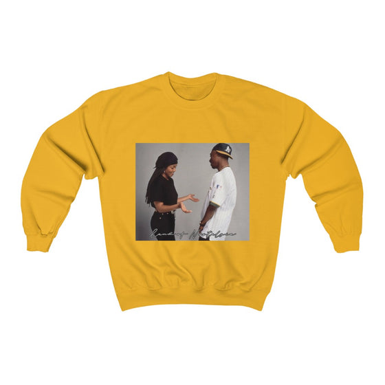 Land of Nostalgia Janet Jackson and Tupac Vintage Poetic Justice Love Unisex Heavy Blend™ Crewneck Sweatshirt