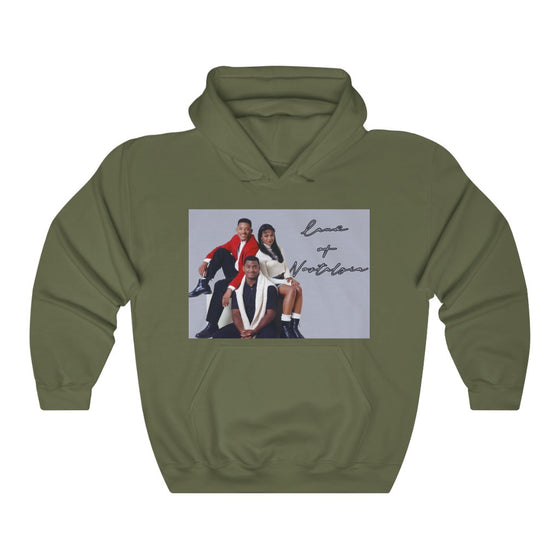 Land of Nostalgia Classic Fresh Prince, Carlson, & Ashley Unisex Heavy Blend™ Hooded Sweatshirt