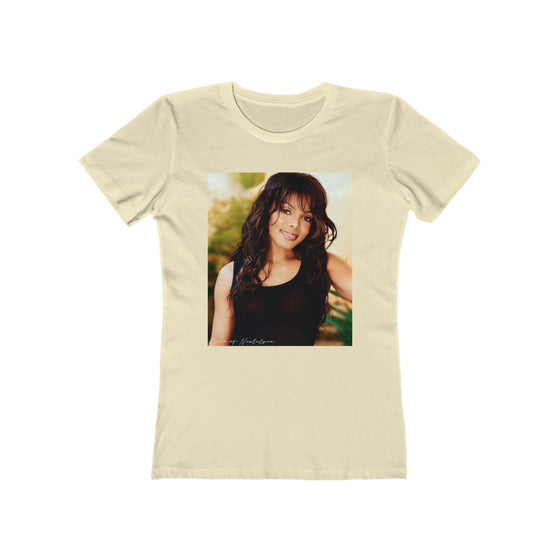 Land of Nostalgia Janet Jackson Classic Vibrational Women's The Boyfriend Tee