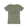 Land of Nostalgia Successful People Execute Women's The Boyfriend Tee