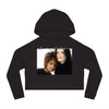 Land of Nostalgia Janet & Michael Vintage Scream Women’s Cropped Hooded Sweatshirt