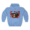 Land of Nostalgia Eddie & Halle Berry Vintage Vibration Unisex Heavy Blend™ Hooded Sweatshirt