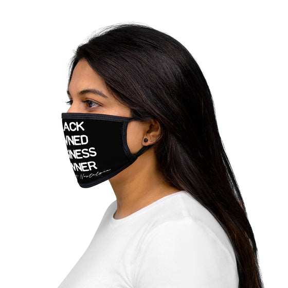 Land of Nostalgia Mixed-Fabric Black Owned Business Owner Face Mask