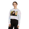 Land of Nostalgia Janet Jackson Classic Vibrational Women’s Cropped Hooded Sweatshirt