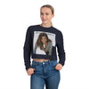 Land of Nostalgia Janet Jackson Euphoric Smile Women's Cropped Sweatshirt