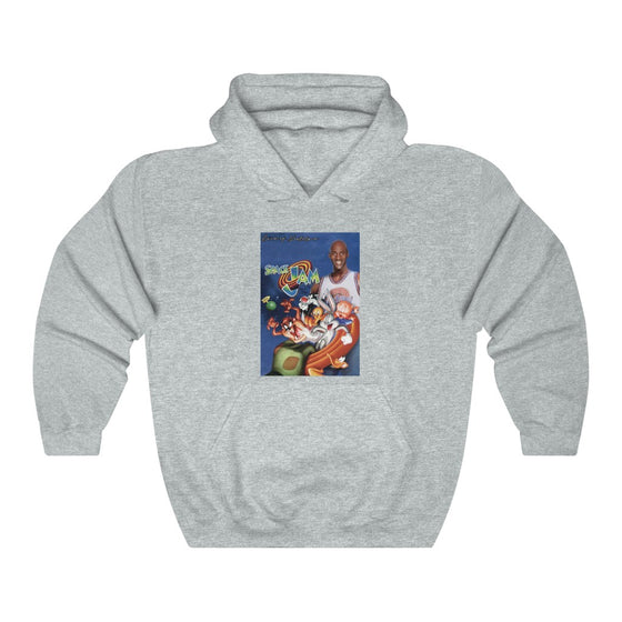 Land of Nostalgia Classic Space Jam Poster Unisex Heavy Blend™ Hooded Sweatshirt