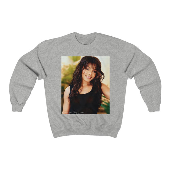 Land of Nostalgia Janet Jackson Classic Vibrational Unisex Heavy Blend™ Crewneck Sweatshirt